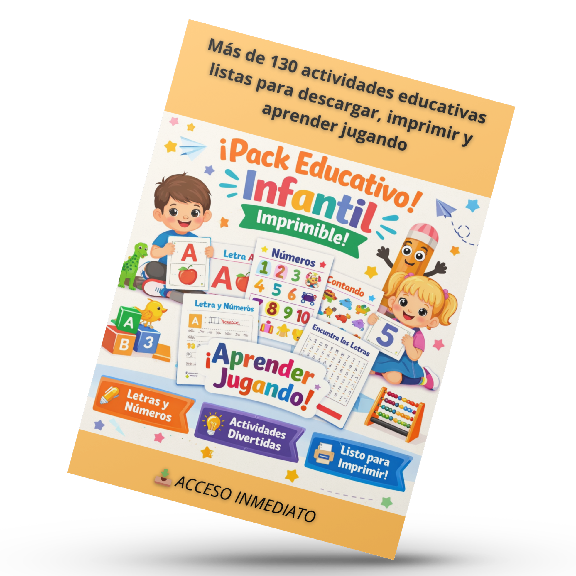 📚 MEGAPACK EDUCATIVO INFANTIL IMPRIMIBLE (2 A 8 AÑOS)
